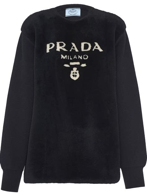 prada milano black jumper|prada knitwear.